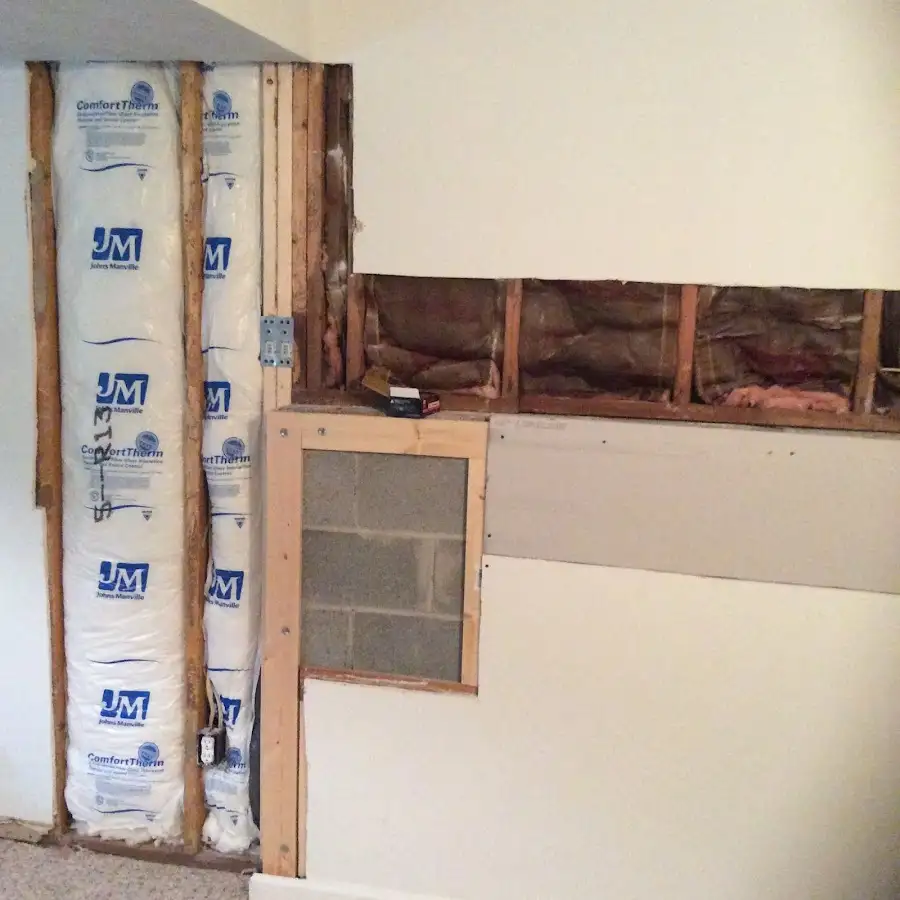 Wall insulation replacement during Contents Cleaning & Restoration in Yreka